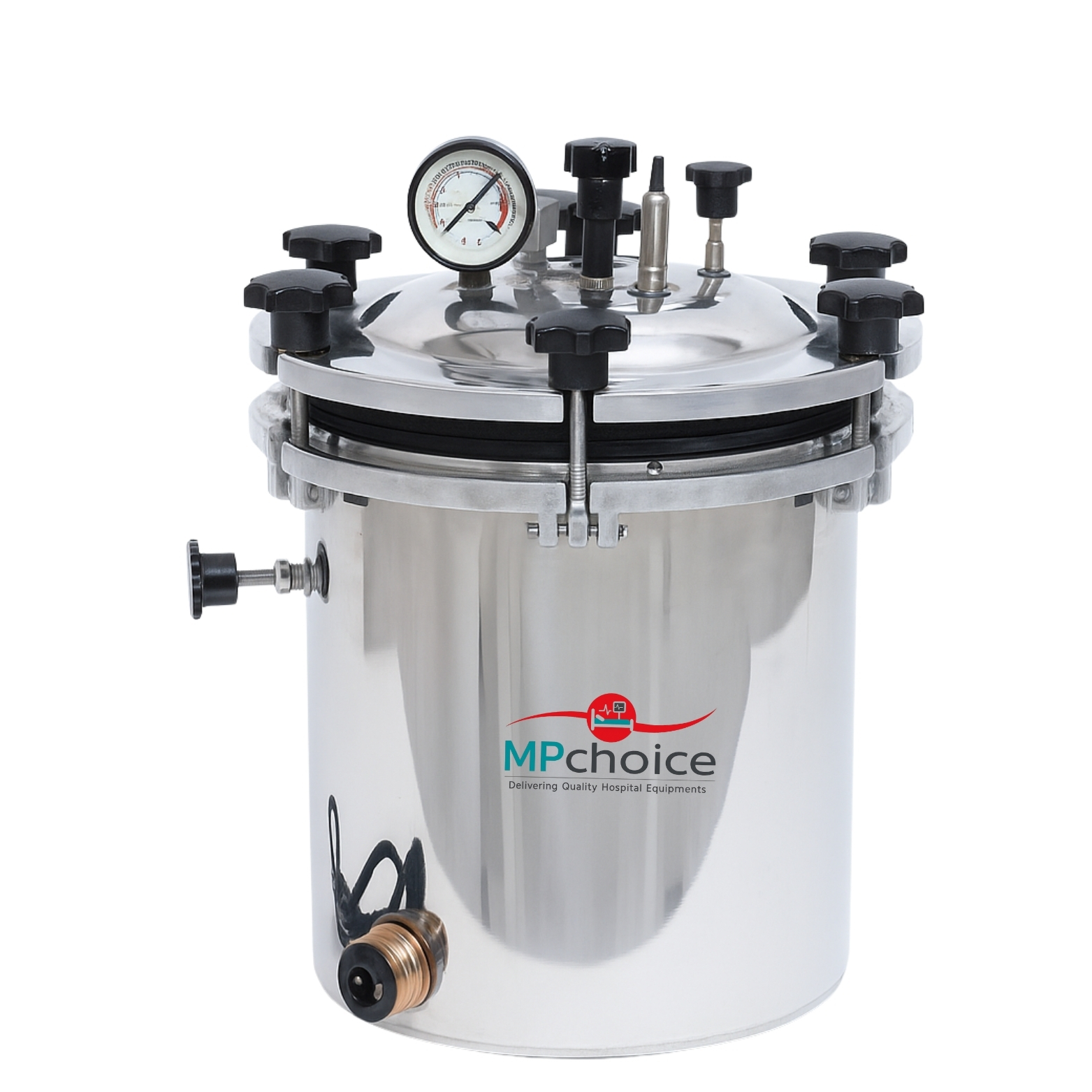 Autoclave (Portable) Wing Nut Type (S.S.) Electric MP-639