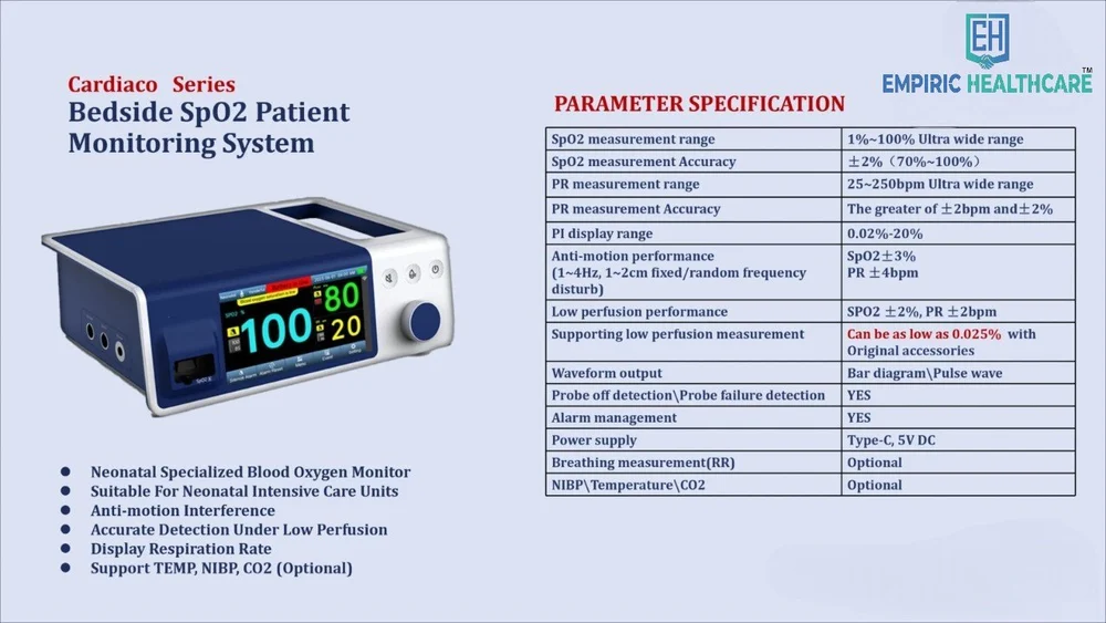 Pulse Oximeter neonatal, Multiparameter - Image 2